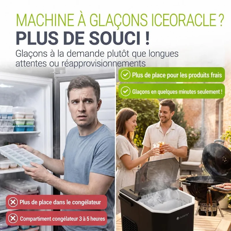 Eiswürfelmaschine mit Selbstreinigung IceOracle