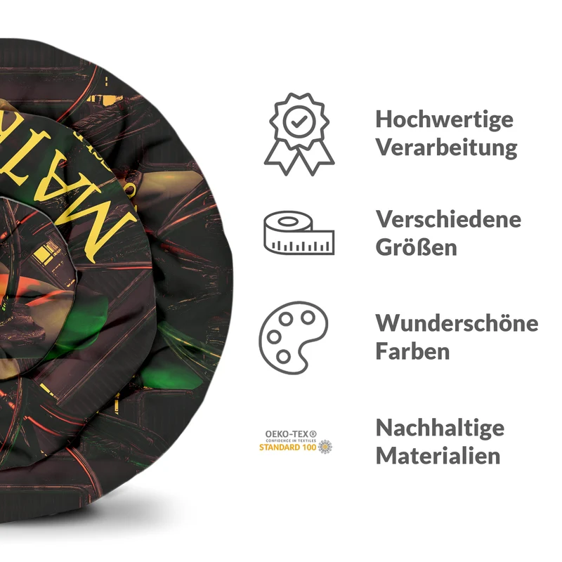 Therapiedecken Bettwäschen Set Braun Matrix