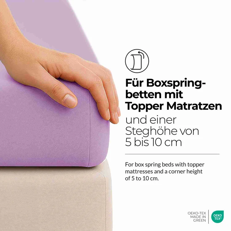 etérea Comfort Jersey Topper Spannbettlaken