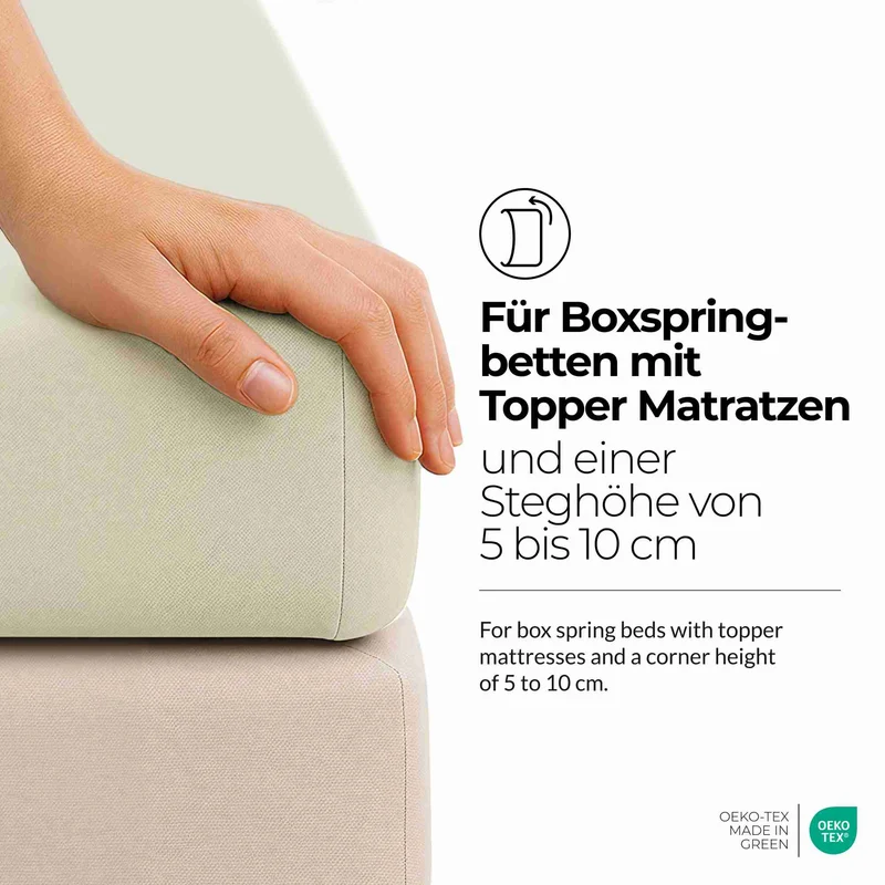 etérea Comfort Jersey Topper Spannbettlaken