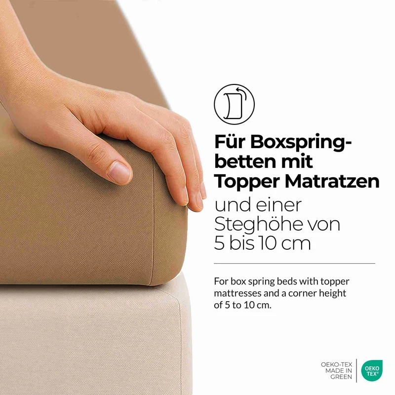 etérea Comfort Jersey Topper Spannbettlaken
