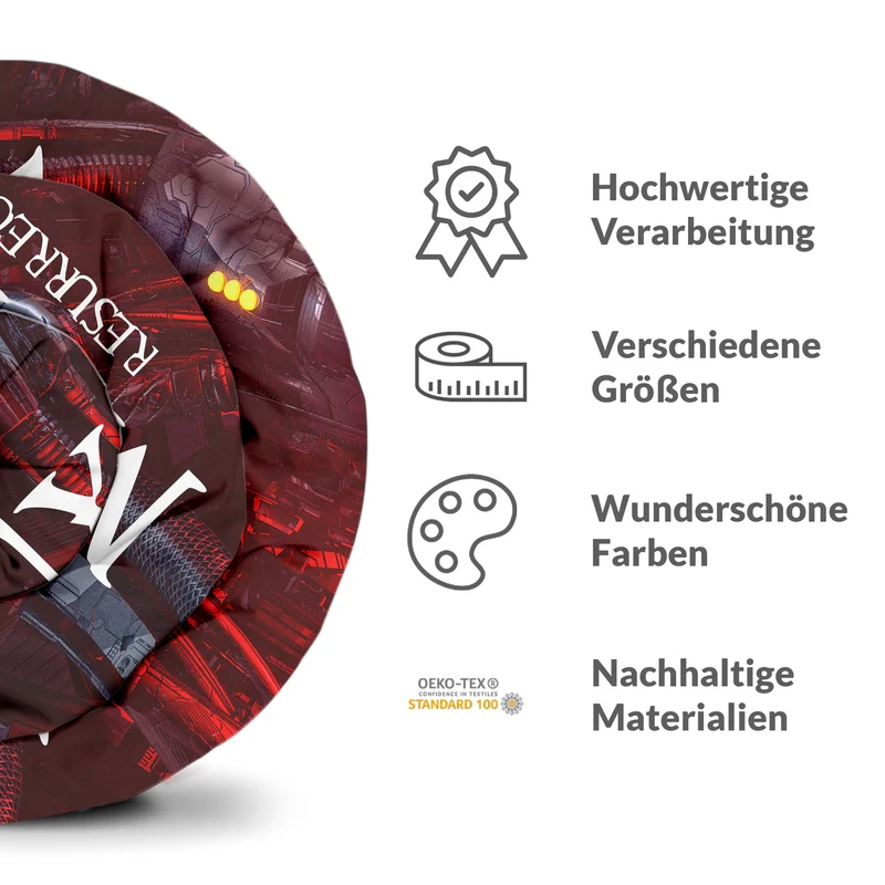 Therapiedecken Bettwäschen Set Rot The Matrix