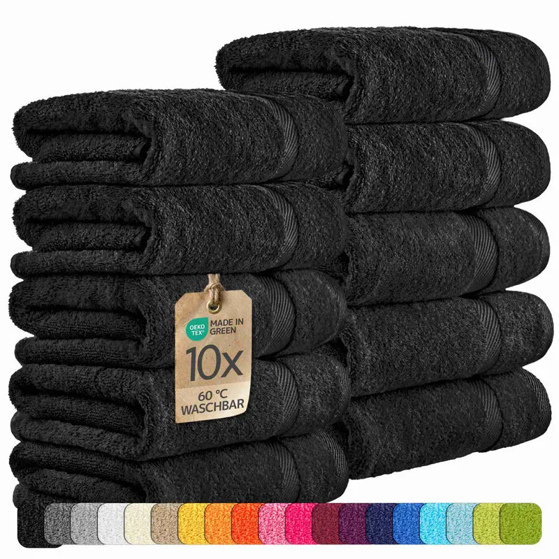 etérea 10er Pack Handtücher Carli Handtuch Bulkset
