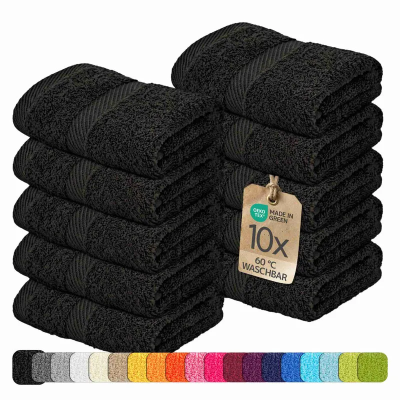 etérea 10er Pack Handtücher Carli Handtuch Bulkset