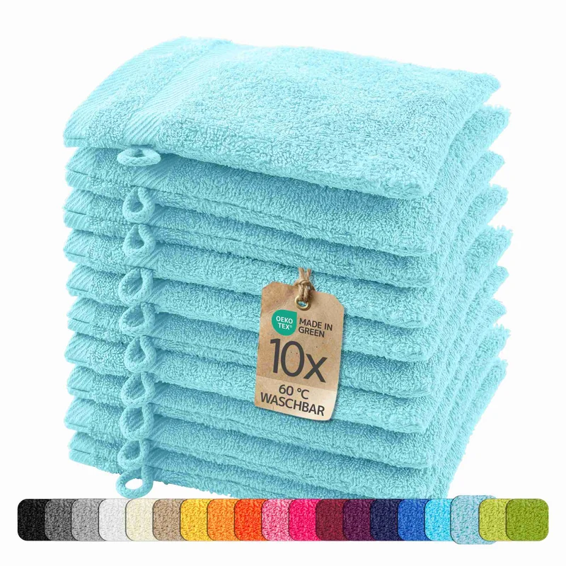 etérea 10er Pack Handtücher Carli Handtuch Bulkset