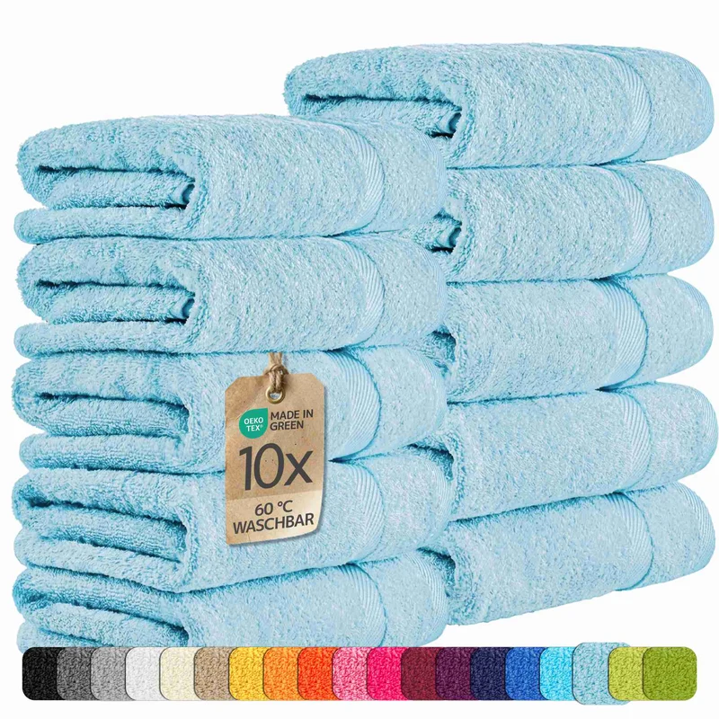 etérea 10er Pack Handtücher Carli Handtuch Bulkset