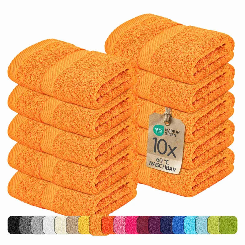 etérea 10er Pack Handtücher Carli Handtuch Bulkset