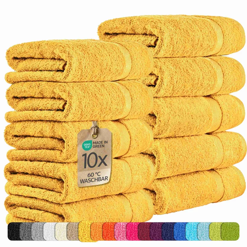etérea 10er Pack Handtücher Carli Handtuch Bulkset