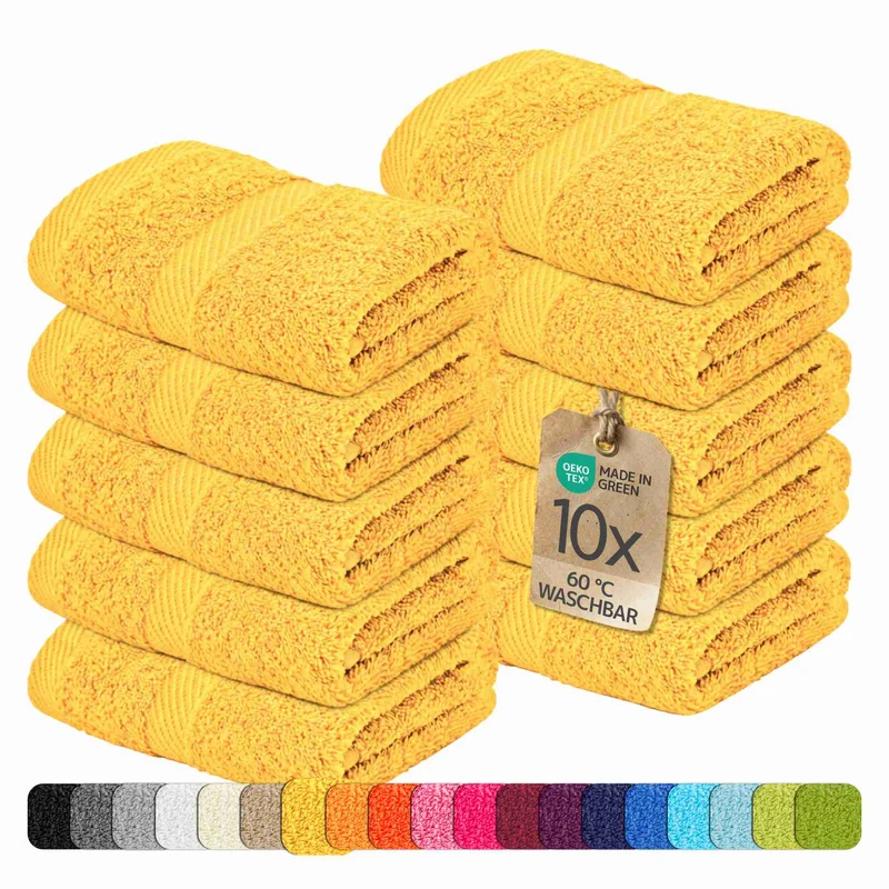 etérea 10er Pack Handtücher Carli Handtuch Bulkset