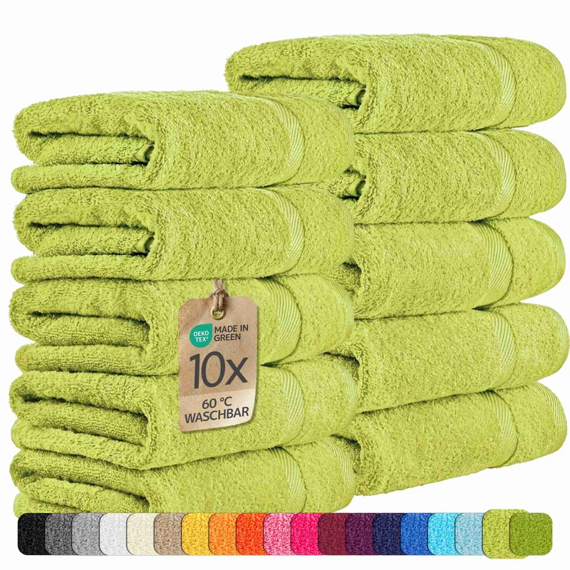etérea 10er Pack Handtücher Carli Handtuch Bulkset