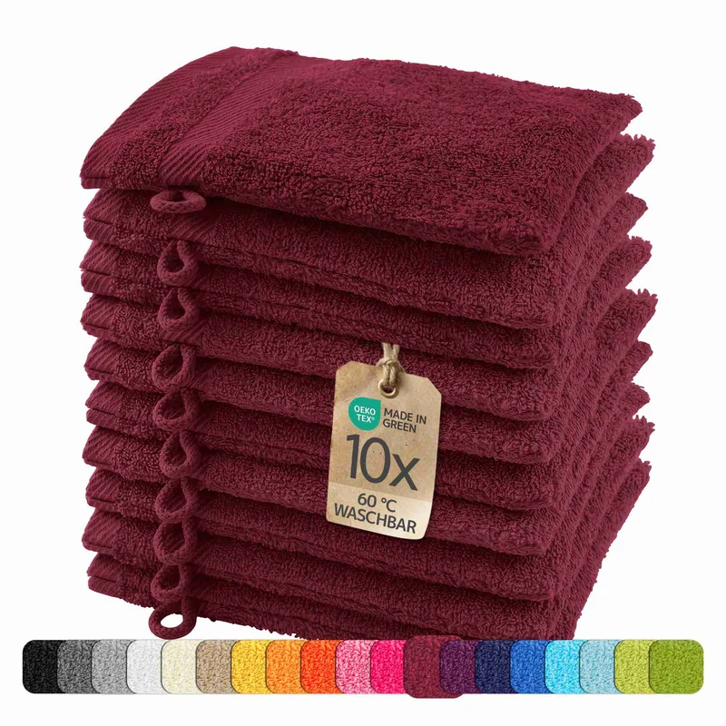 etérea 10er Pack Handtücher Carli Handtuch Bulkset