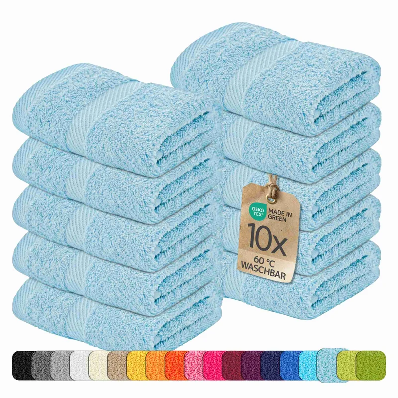 etérea 10er Pack Handtücher Carli Handtuch Bulkset
