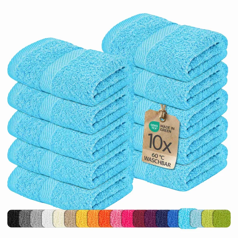 etérea 10er Pack Handtücher Carli Handtuch Bulkset