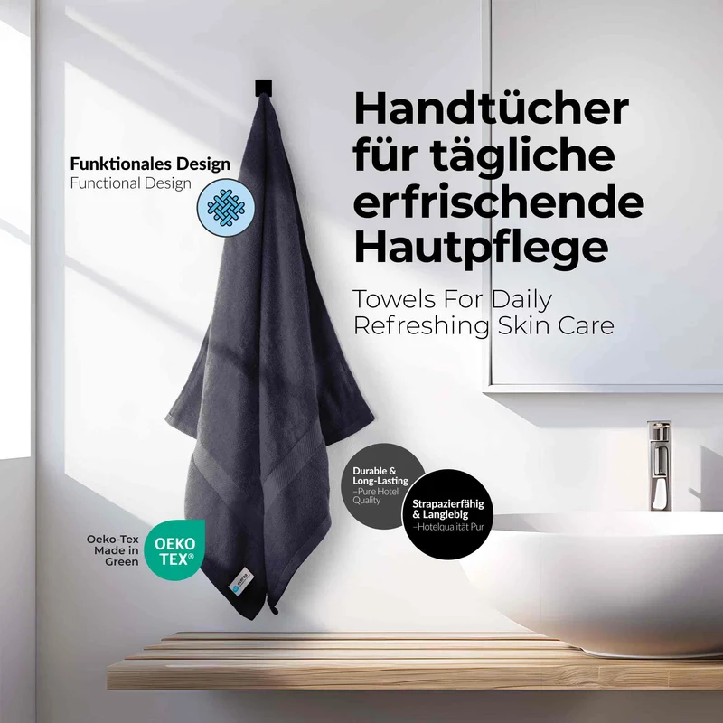 etérea 10er Pack Handtücher Carli Handtuch Bulkset