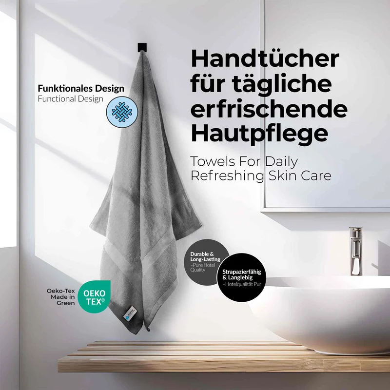 etérea 10er Pack Handtücher Carli Handtuch Bulkset