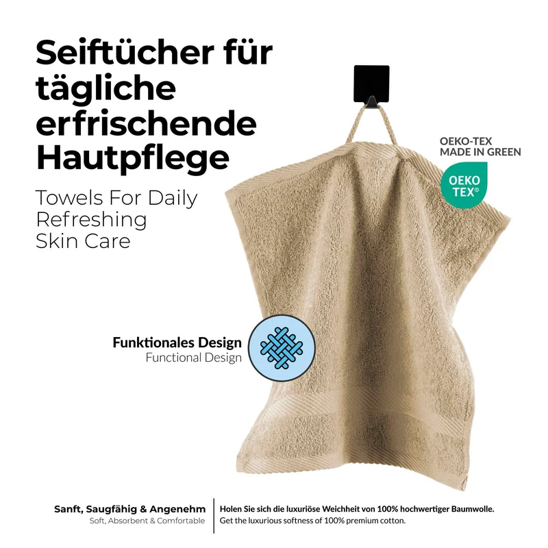 etérea 10er Pack Handtücher Carli Handtuch Bulkset