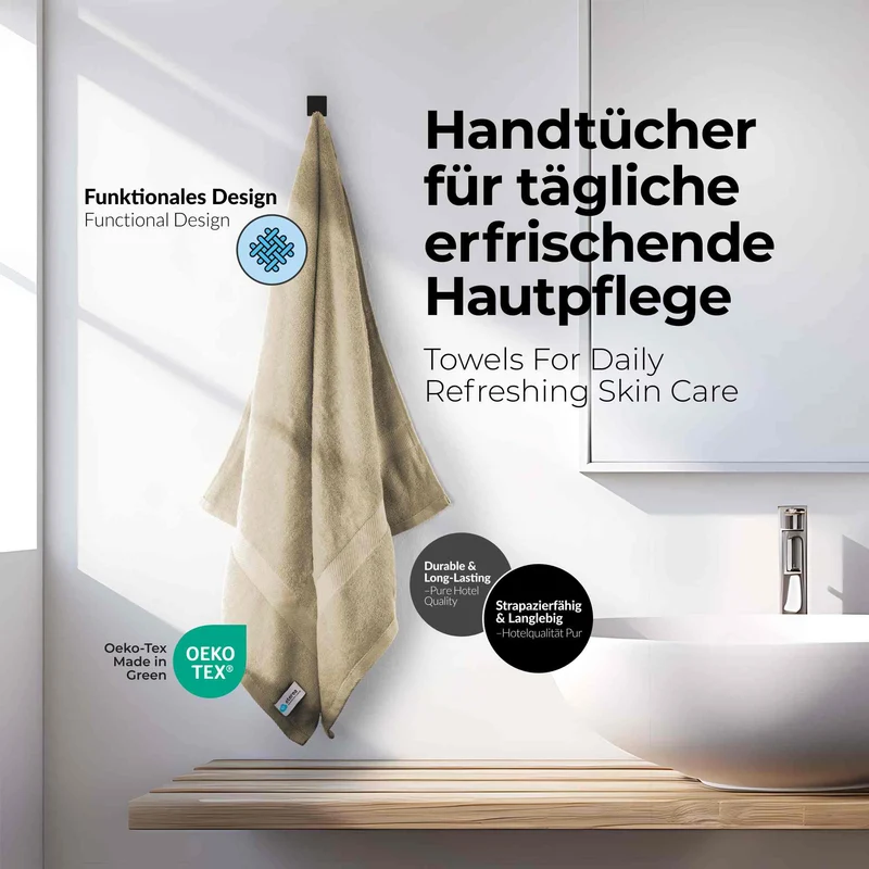 etérea 10er Pack Handtücher Carli Handtuch Bulkset