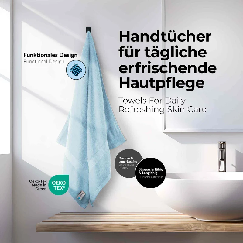 etérea 10er Pack Handtücher Carli Handtuch Bulkset