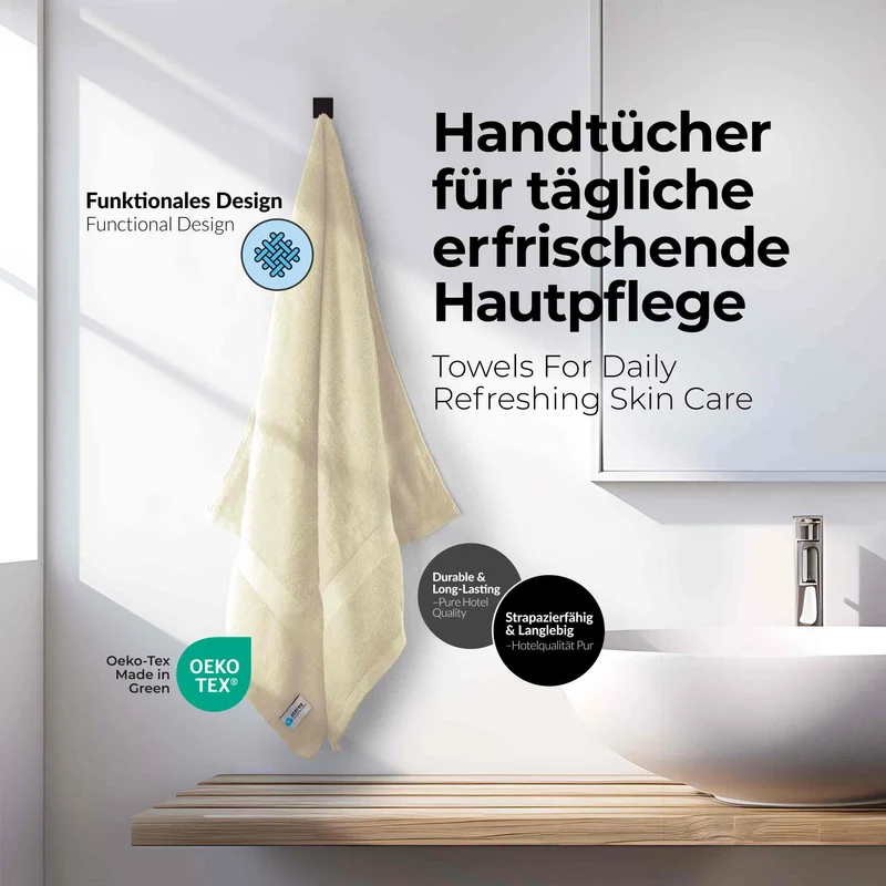 etérea 10er Pack Handtücher Carli Handtuch Bulkset