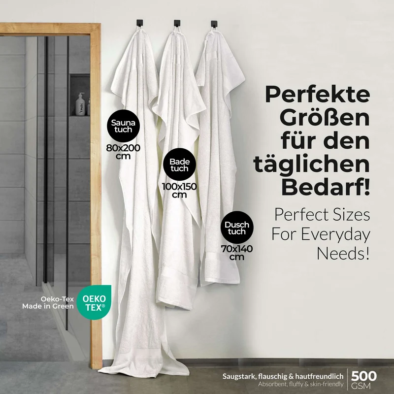 etérea 10er Pack Handtücher Carli Handtuch Bulkset