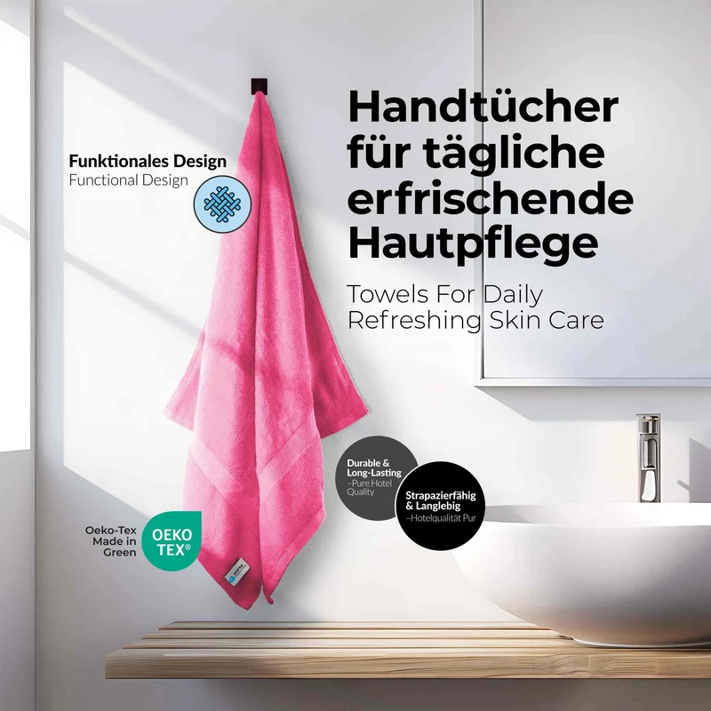 etérea 10er Pack Handtücher Carli Handtuch Bulkset