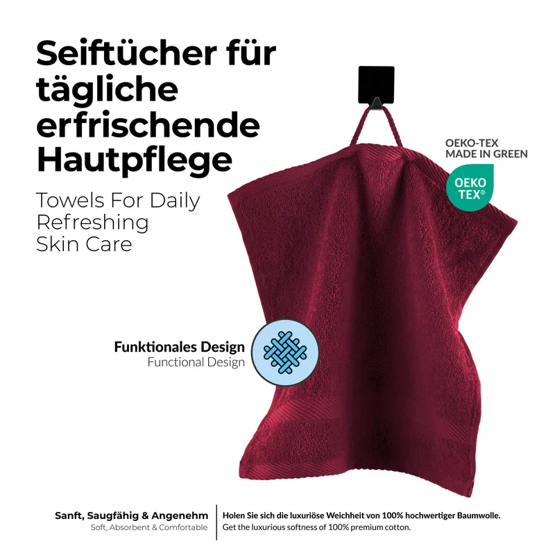 etérea 10er Pack Handtücher Carli Handtuch Bulkset