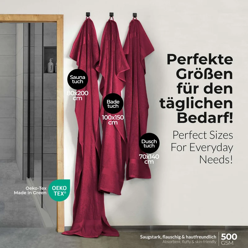 etérea 10er Pack Handtücher Carli Handtuch Bulkset