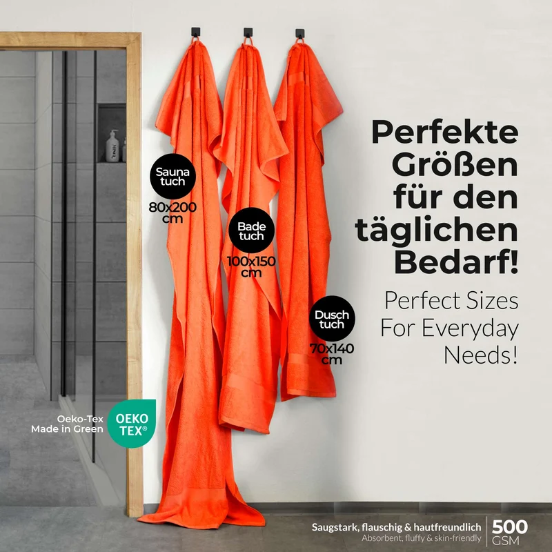 etérea 10er Pack Handtücher Carli Handtuch Bulkset
