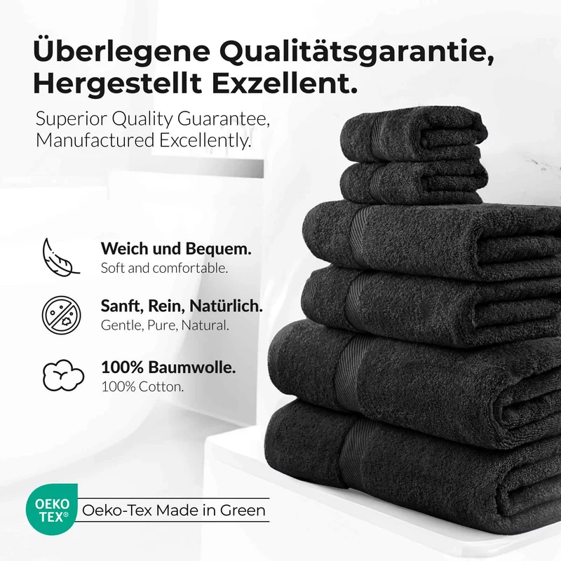 etérea 10er Pack Handtücher Carli Handtuch Bulkset