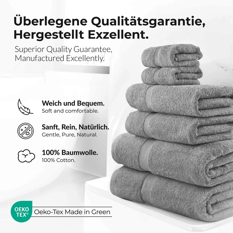 etérea 10er Pack Handtücher Carli Handtuch Bulkset