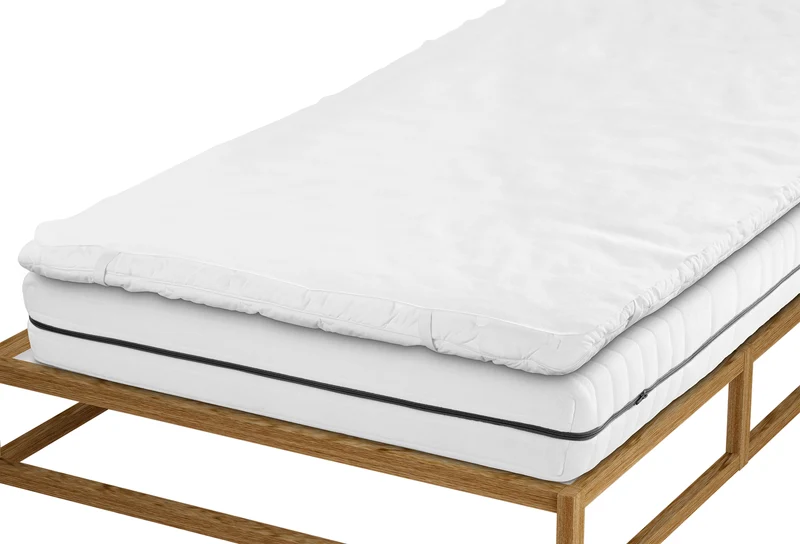 Sleep & Protect wasserundurchlässige Molton-Matratzenauflage für Topper – Weiss (0808316)