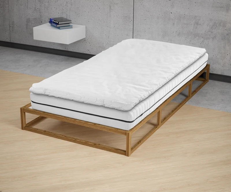 Sleep & Protect wasserundurchlässige Molton-Matratzenauflage für Topper – Weiss (0808316)