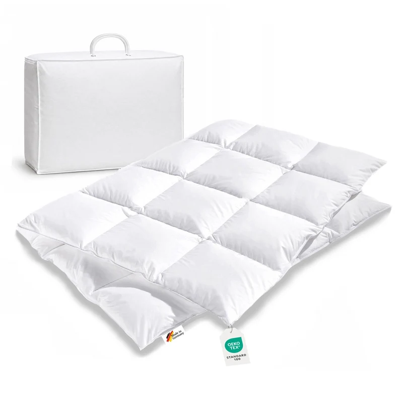 Daunendecke 135 x 200 cm extra warm 100% sibirische Daunen