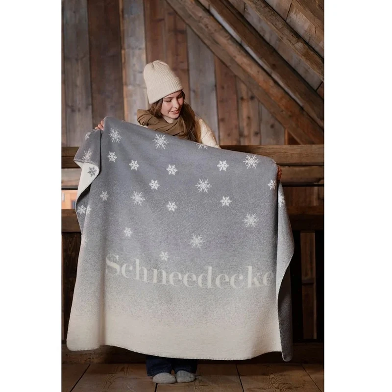 Fussenegger Wohndecke Savona Schneedecke grau 150x200
