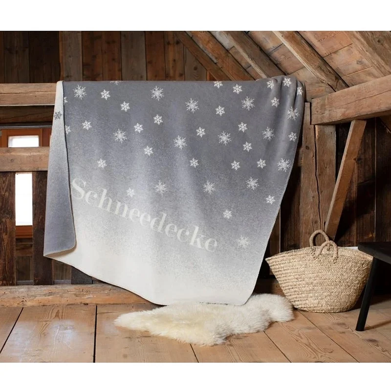 Fussenegger Wohndecke Savona Schneedecke grau 150x200