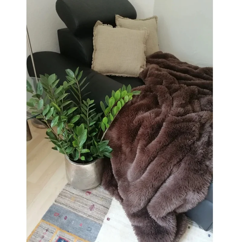 Felldecke Star Home Wohndecke Byron Webpelz Fell Tibetlamm 150x200