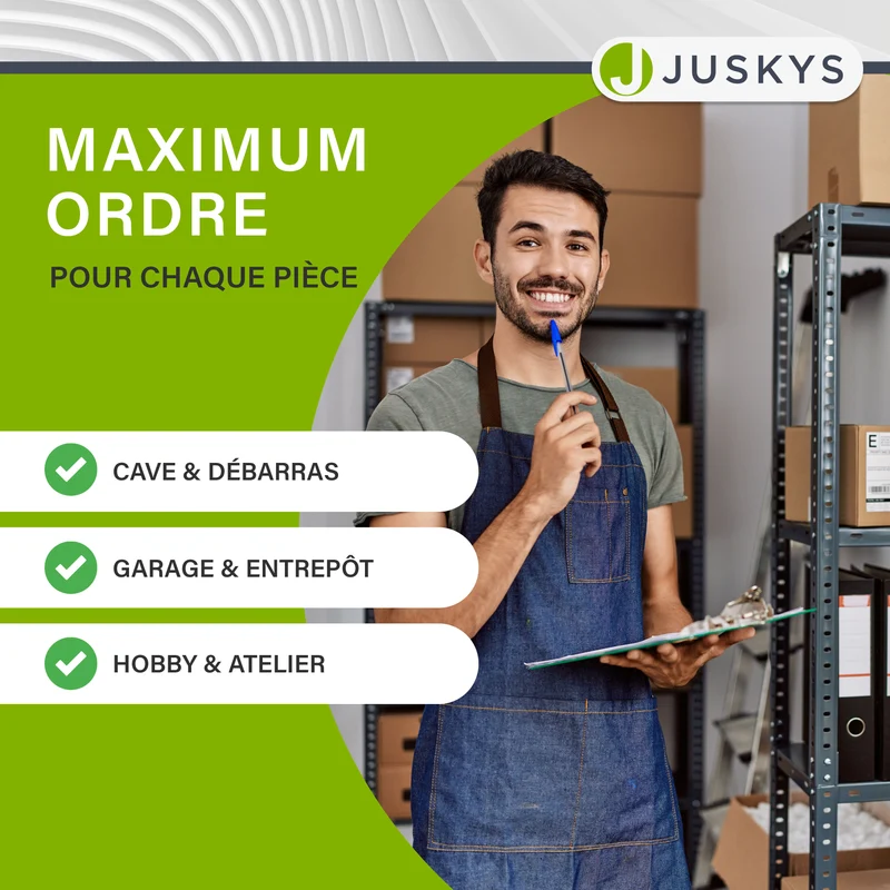 Eckregal Corner Easy 160 x 75 x 40-75 cm