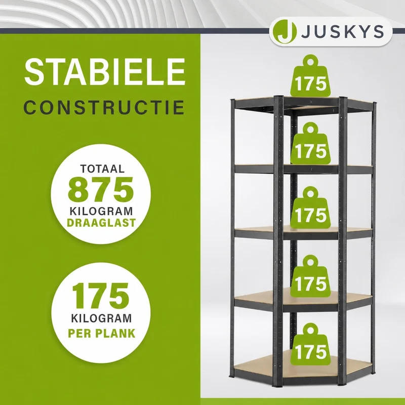 Eckregal Corner Basic 180 x 70 x 40 cm