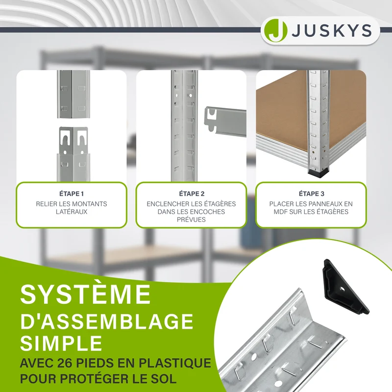 3er Regalsystem 1 Corner & 2 Easy