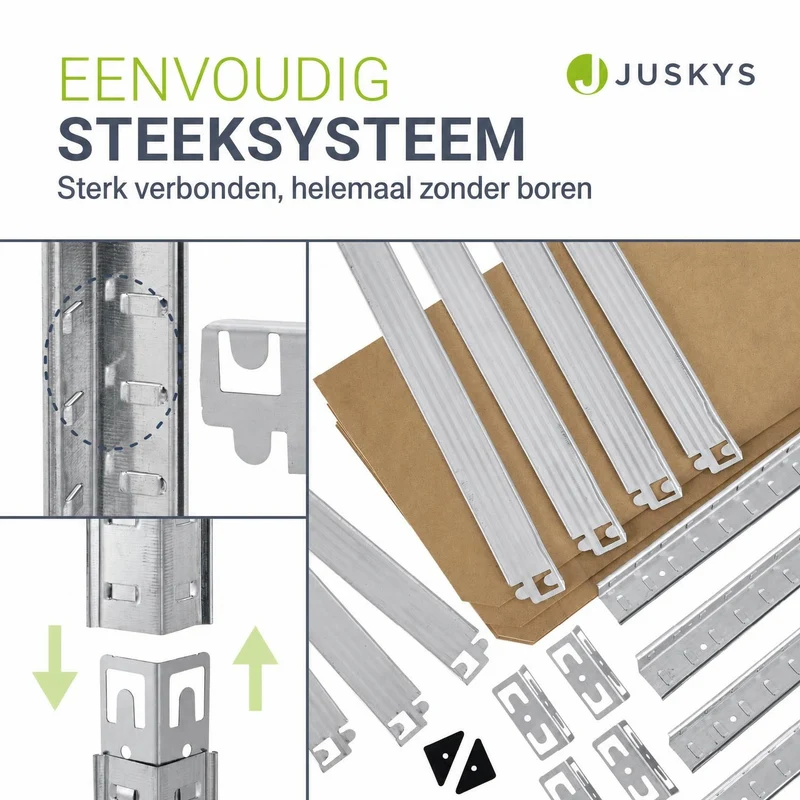 Lagerregal Easy 2er Set 160 x 80 x 40 cm