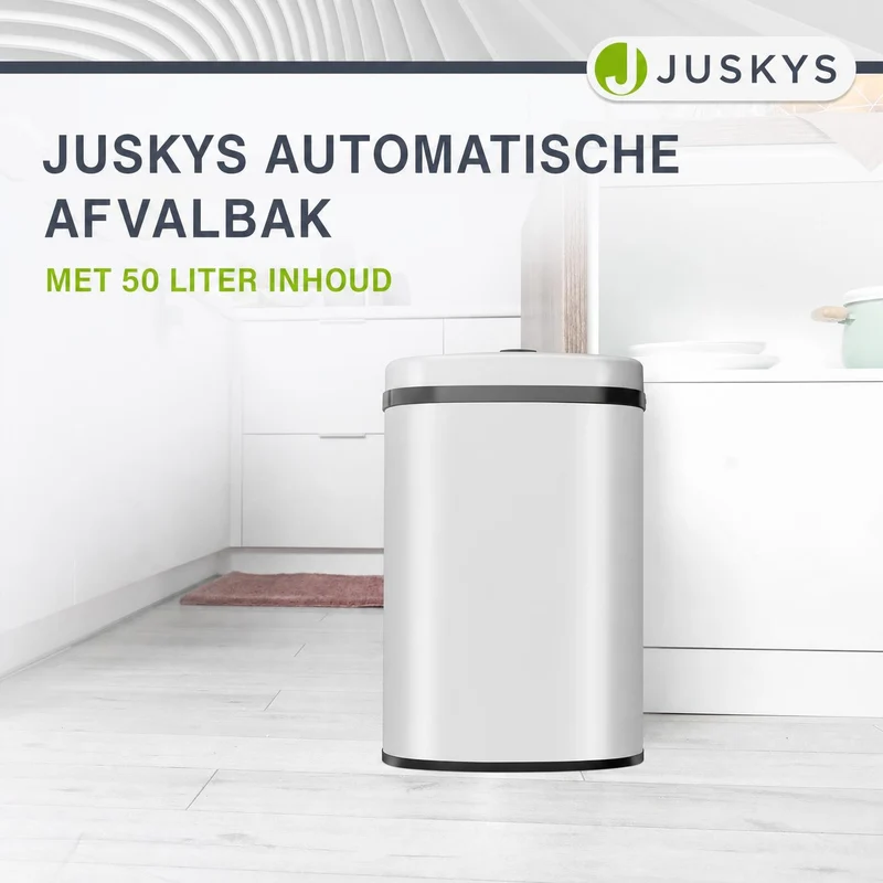 Rechteckiger Mülleimer mit Sensor