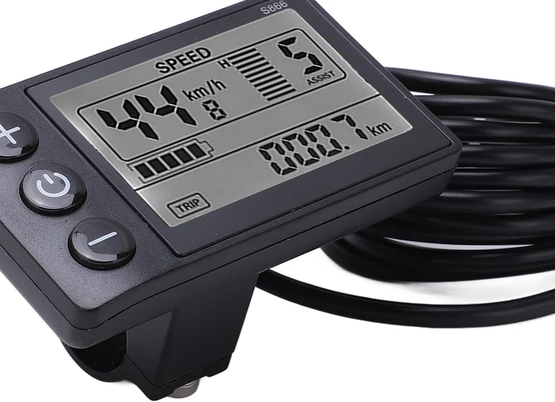 S866 Fahrradcomputer, LCD-Messgerät für Elektrische Fahrräder, 24 V 36 V 48 V Elektroroller-Bedienfe