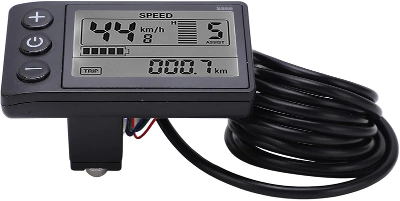 S866 Fahrradcomputer, LCD-Messgerät für Elektrische Fahrräder, 24 V 36 V 48 V Elektroroller-Bedienfe