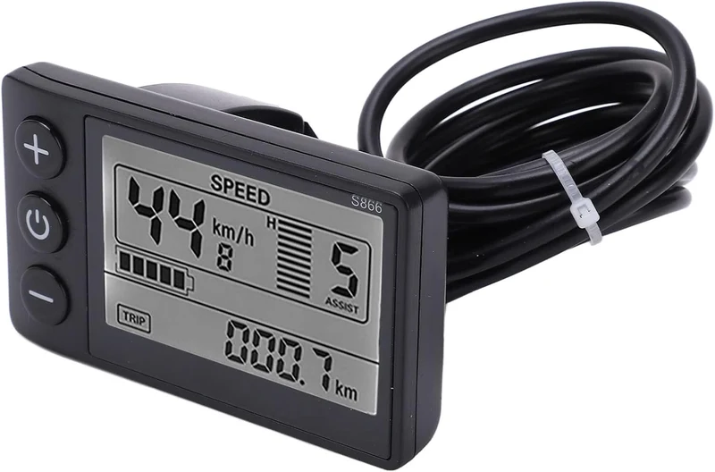 S866 Fahrradcomputer, LCD-Messgerät für Elektrische Fahrräder, 24 V 36 V 48 V Elektroroller-Bedienfe