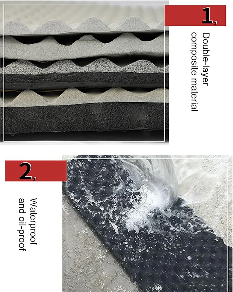 Schalldämmplatten,Schallschutzpaneele - Klebepad Schalldämmung Für Innenräume Wohnung Schlafzimmer T
