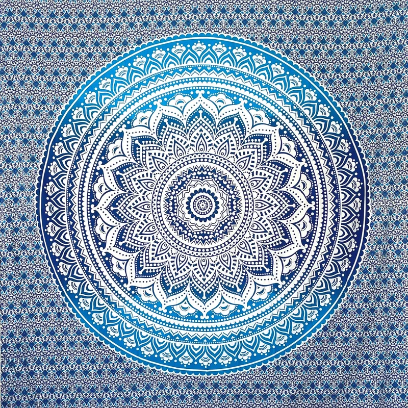 MOMOMUS Mandala Tuch Mehrzweck - Pareo/Strandtuch XXL, Dünn und Sandabweisend, Grosse Stranddecke Sa