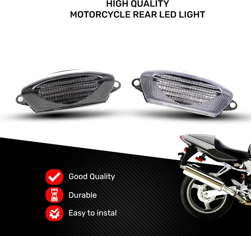 aVDB-moto LED Bremslicht kompatibel mit HONDA VTR 1000 F FIRESTORM SC36 1997-2006 + integriertem bli