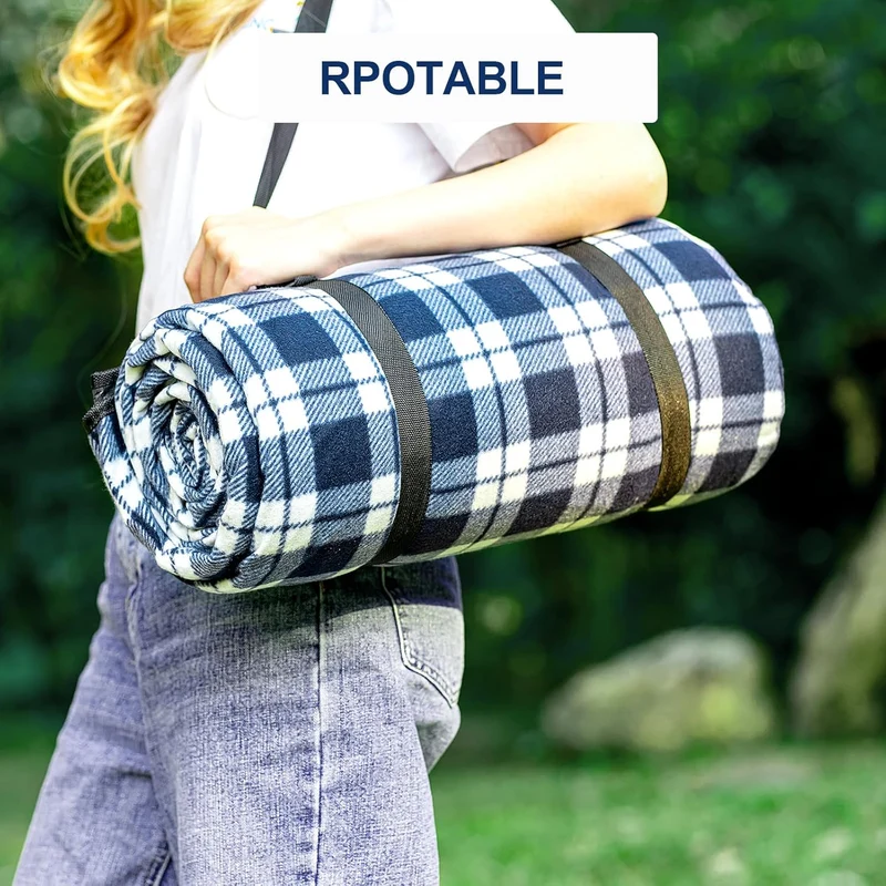 Picknickdecke 200x200cm, Stranddecke Wasserdicht Sandfrei Outdoor Decke Waschbar XXL Picknickdecken,
