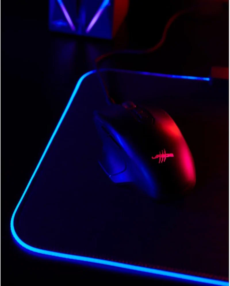 uRage Gaming-Maus Reaper 410, kabelgebundene Maus mit 7 programmierbaren Tasten, bis zu 12.000 DPI,