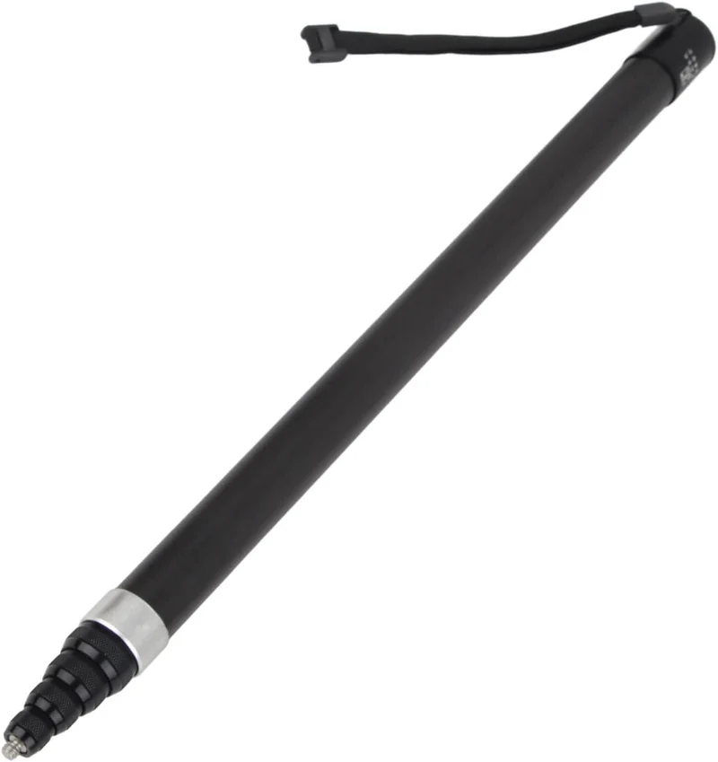 Brrnoo Mic -Standadapter, Mic Stand Accessoires Mikrofon -Ausdehnung Stange 3 Meter Teleskop 9 Absch